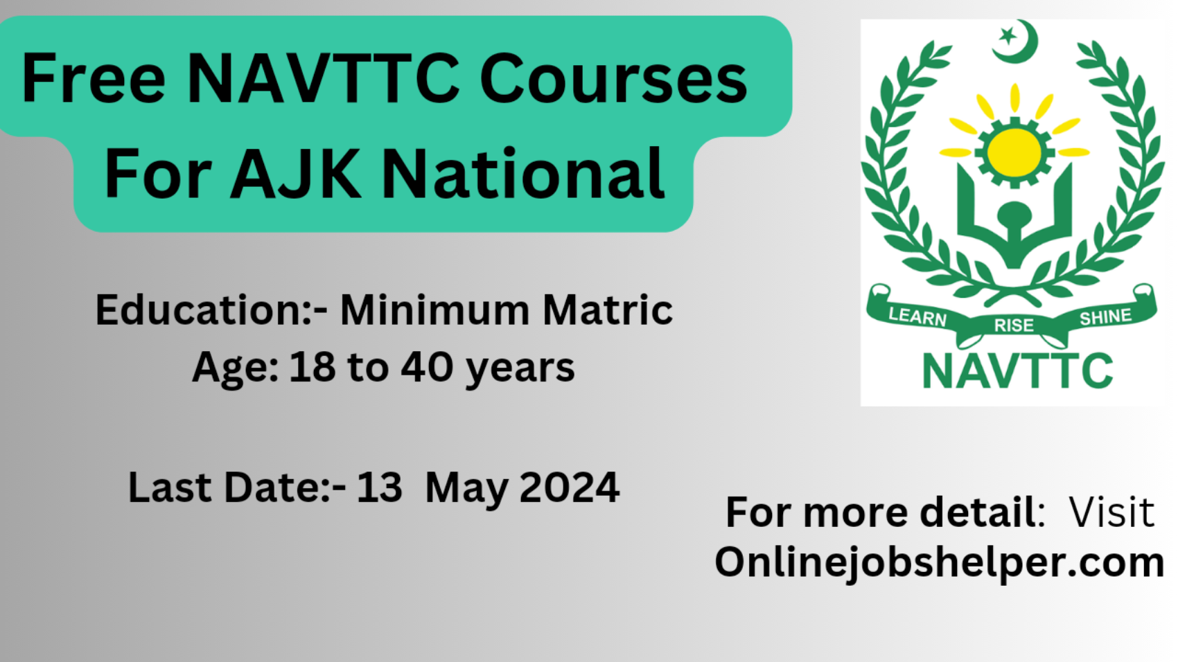 Free Navttc courses for AJK 2024